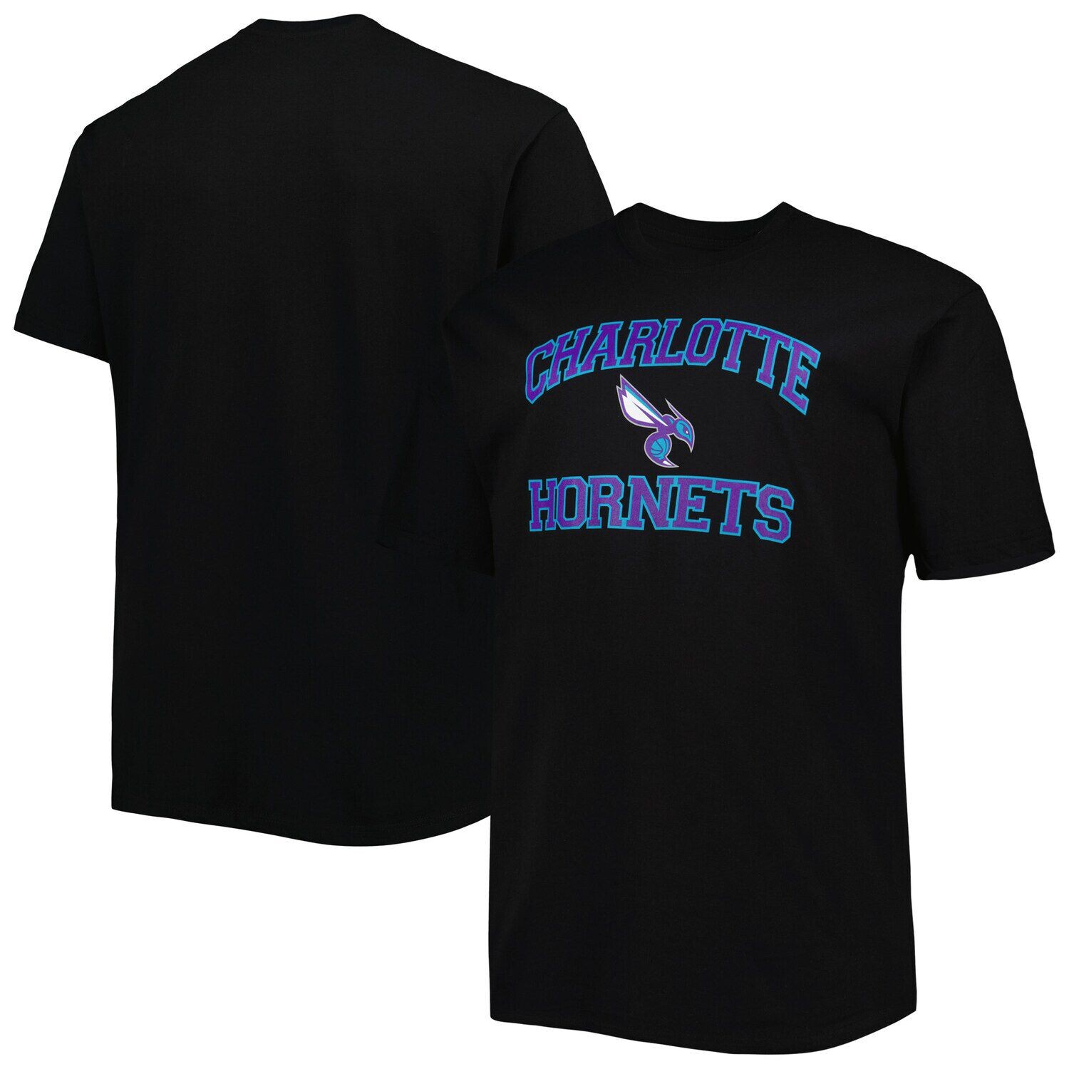 

Мужская черная футболка Charlotte Hornets Big & Tall Heart & Soul, Черный, Мужская черная футболка Charlotte Hornets Big & Tall Heart & Soul