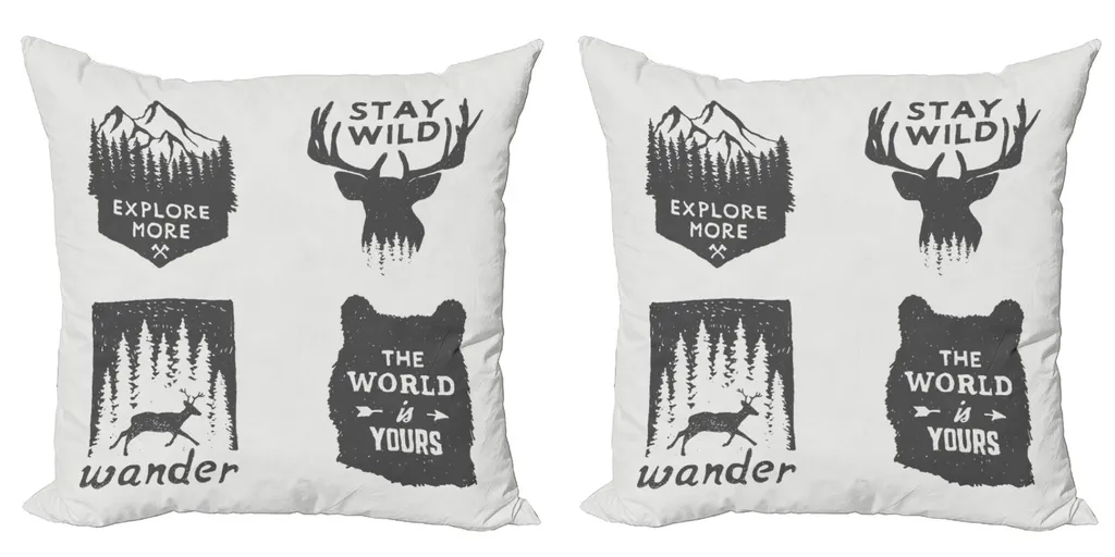 

Чехол для подушки Abakuhaus, серый