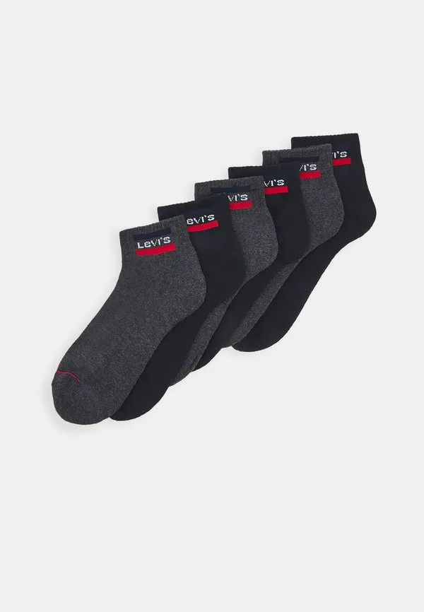 Носки средней высоты, упаковка из 6 пар. Levi'S, Mid Grey/Black