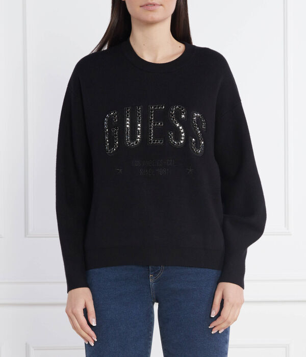 

Свитер Guess Jeans Estelle Regular Fit, черный