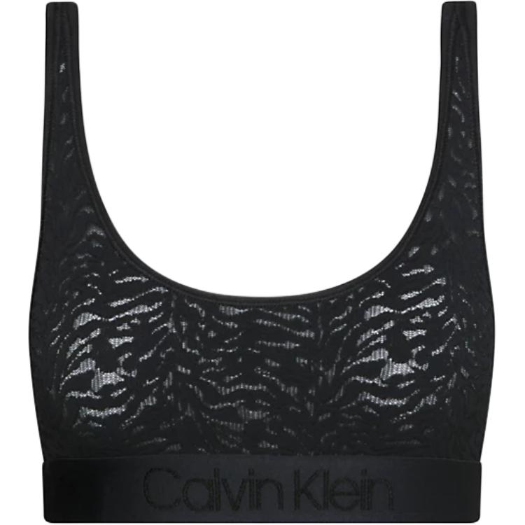 

Calvin Klein Без подкладки бралетт Bra Europe Version женский черный