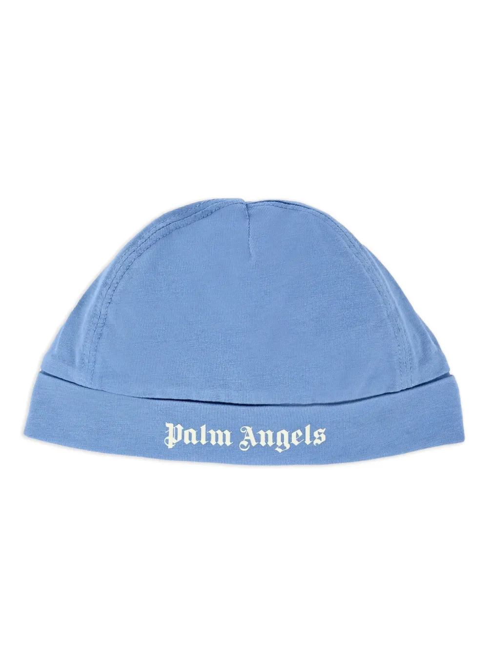 Комплект для новорожденного с логотипом Palm Angels Kids, синий — фото 4