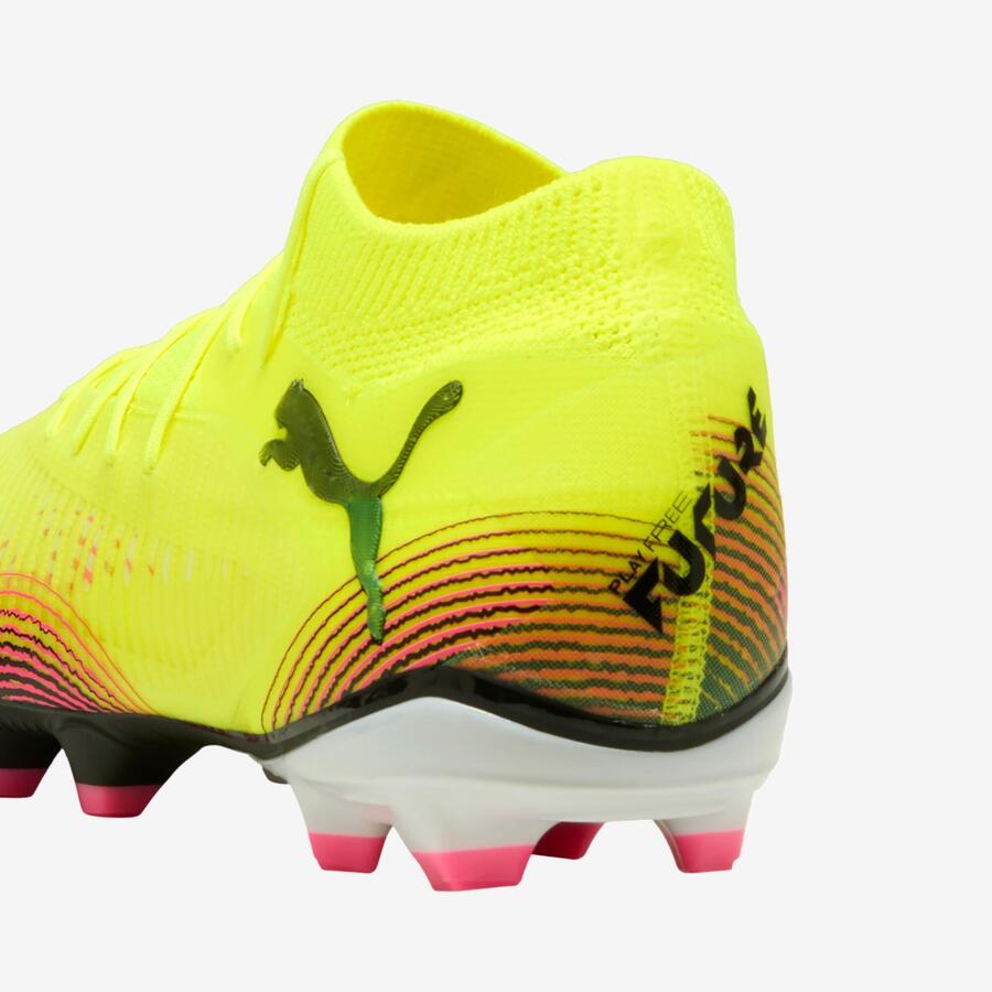 PUMA Футбольные бутсы женские/мужские FG/AG - Future 8 Pro желтые — фото 4