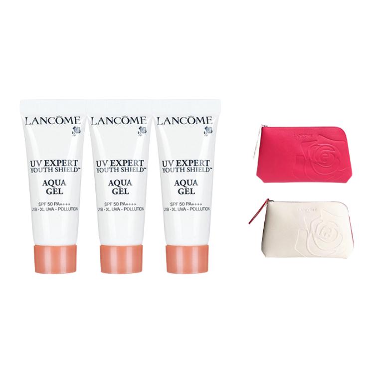 LANCOME Ланкоу легкий праймер-солнцезащитный лосьон Small White Tube с антиоксидантами и успокаивающим эффектом SPF50+PA++++ 10ML*3/10ML*6 — фото 2