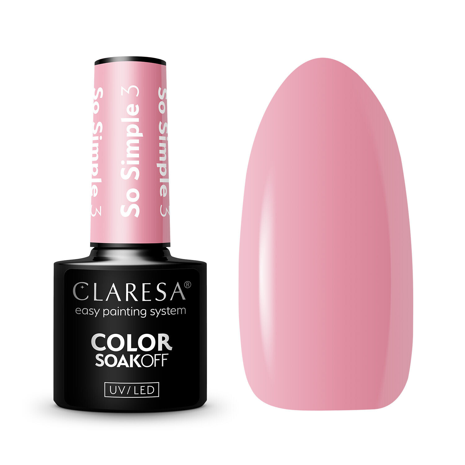 

Гибридный лак для ногтей 3 Claresa So Simple, 5 гр