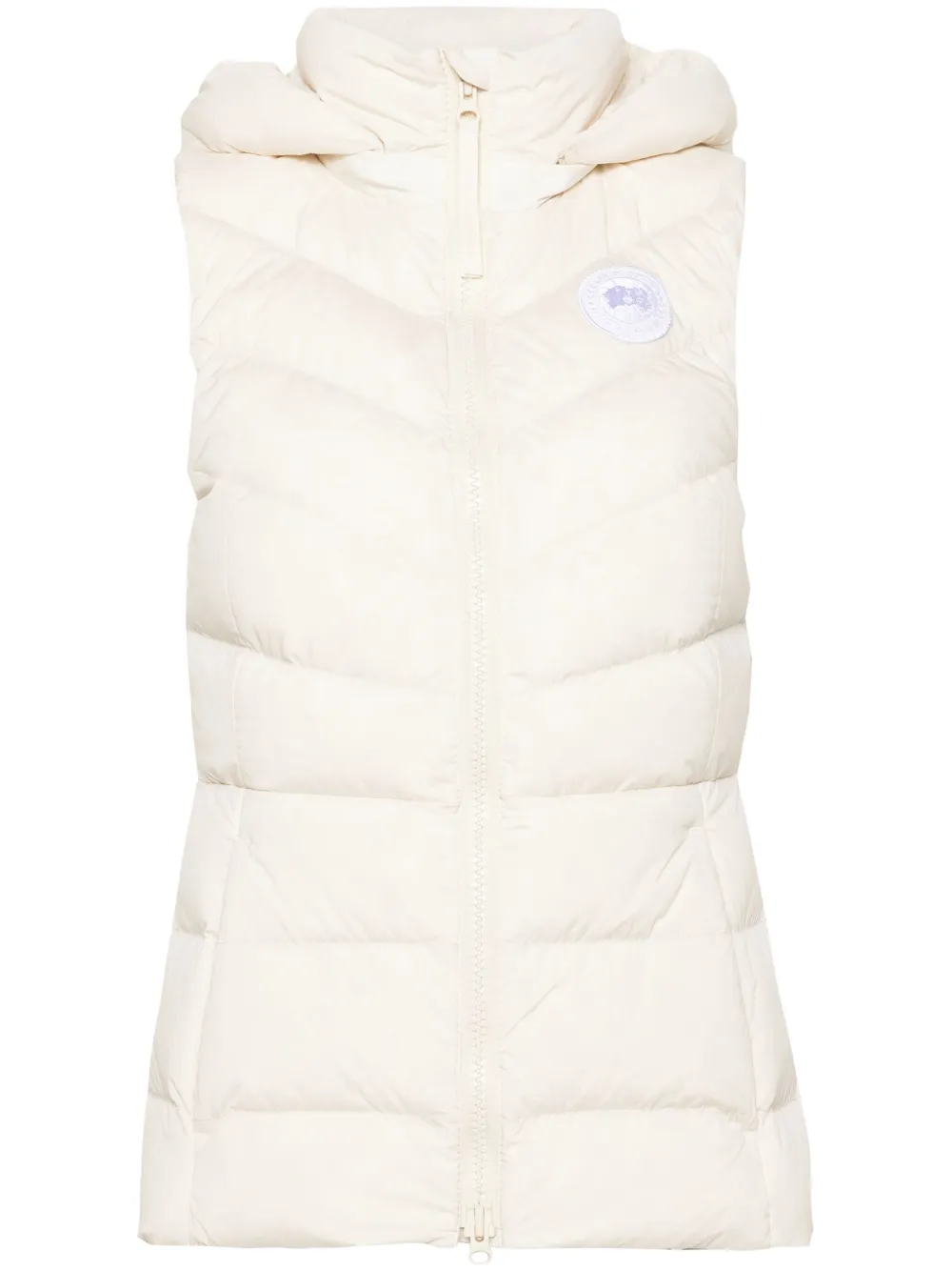 

Дутый жилет Clair с капюшоном Canada Goose, нейтральный