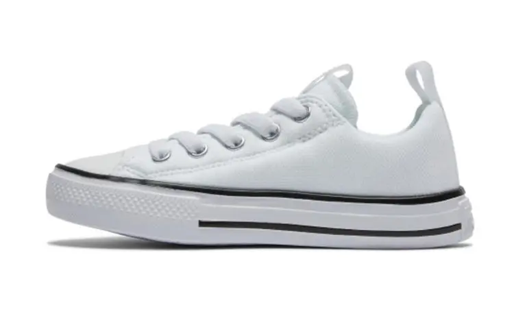 

Детские парусиновые туфли All Star Series PS Low-top белого цвета Converse