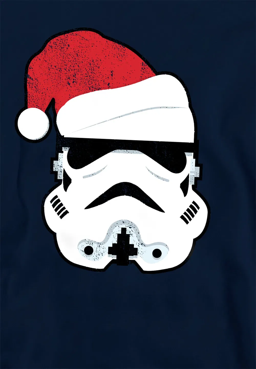 Детская худи Disney Star Wars Stormtrooper Santa, темно-синий — фото 2