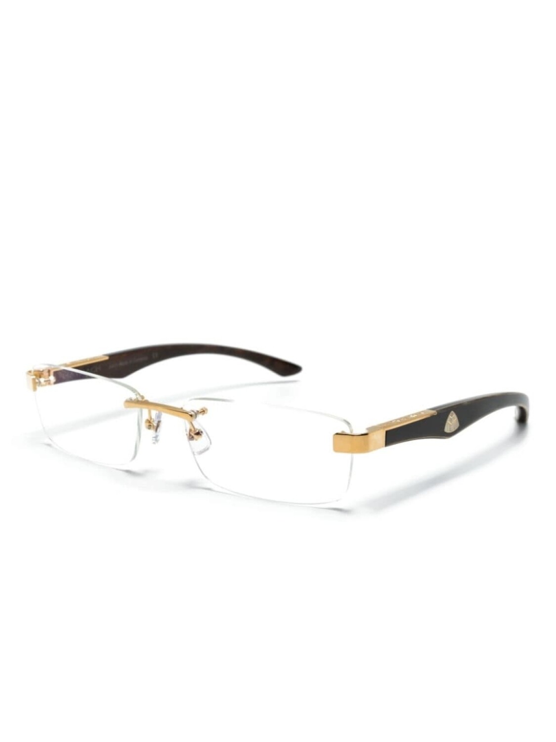 

Maybach eyewear очки The Artist III в прямоугольной оправе, коричневый