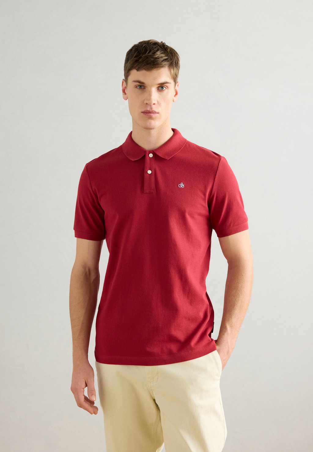 

Рубашка поло SEASONAL CORE REGULAR FIT Scotch & Soda, винно-красный