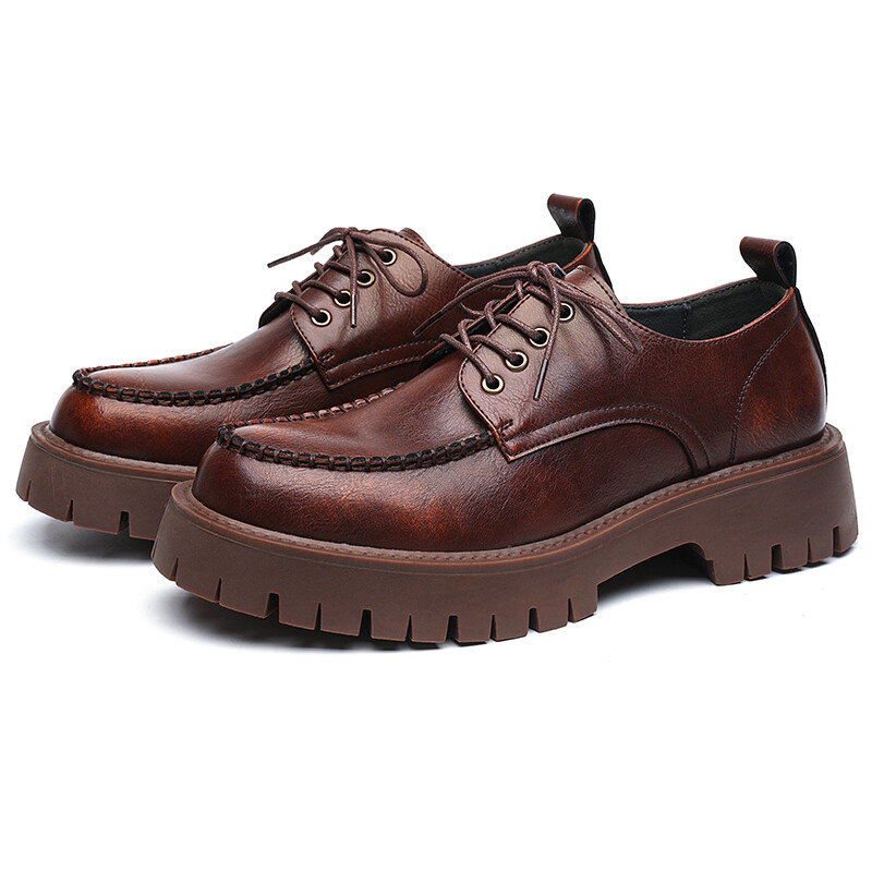 Туфли мужские Men"s Casual Men Low-Top Chi Wolf, коричневый — фото 2
