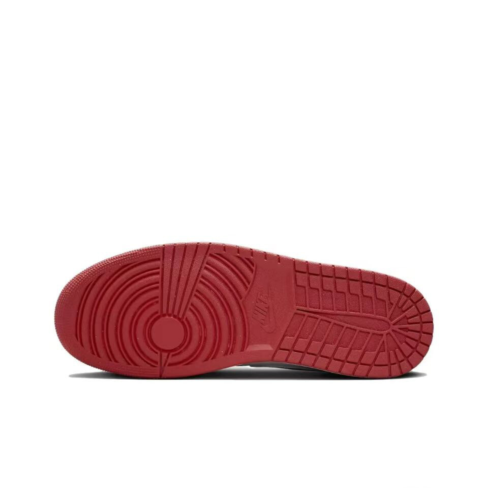 

Кроссовки Air Jordan 1 Vintage Basketball Shoes Unisex Low-top White/red, белый/красный