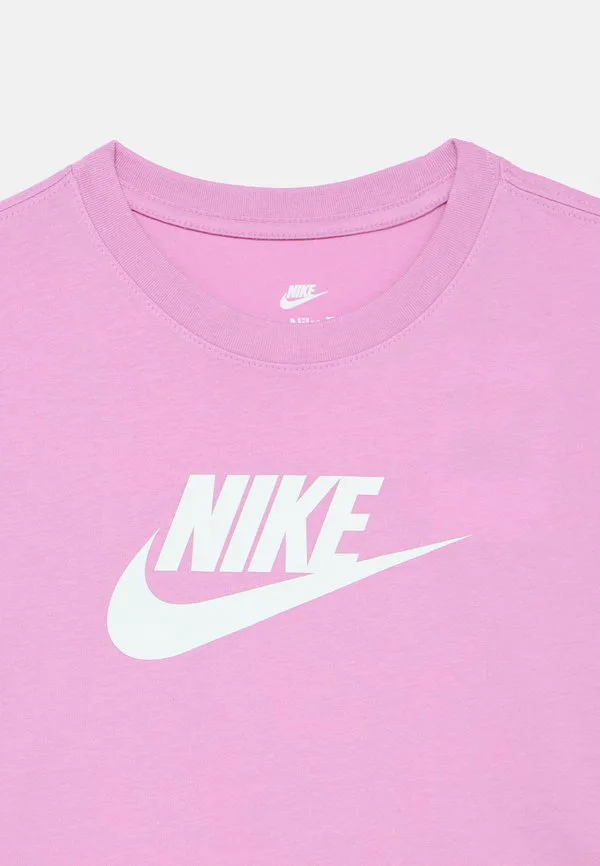 Укороченная футболка с принтом «футура» Nike Sportswear, Magenta — фото 4