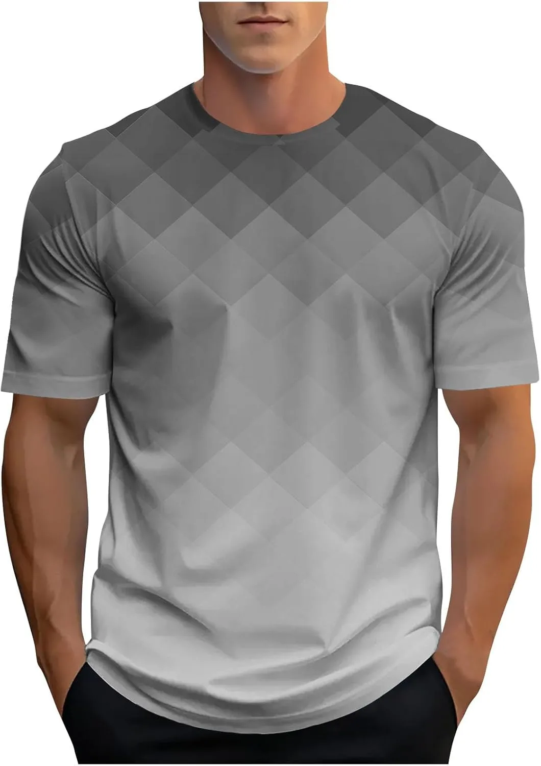 

Мужская футболка 3D Printed Athletic с быстрой сушкой и влагоотведением для бега и тренировок Xiaojmake