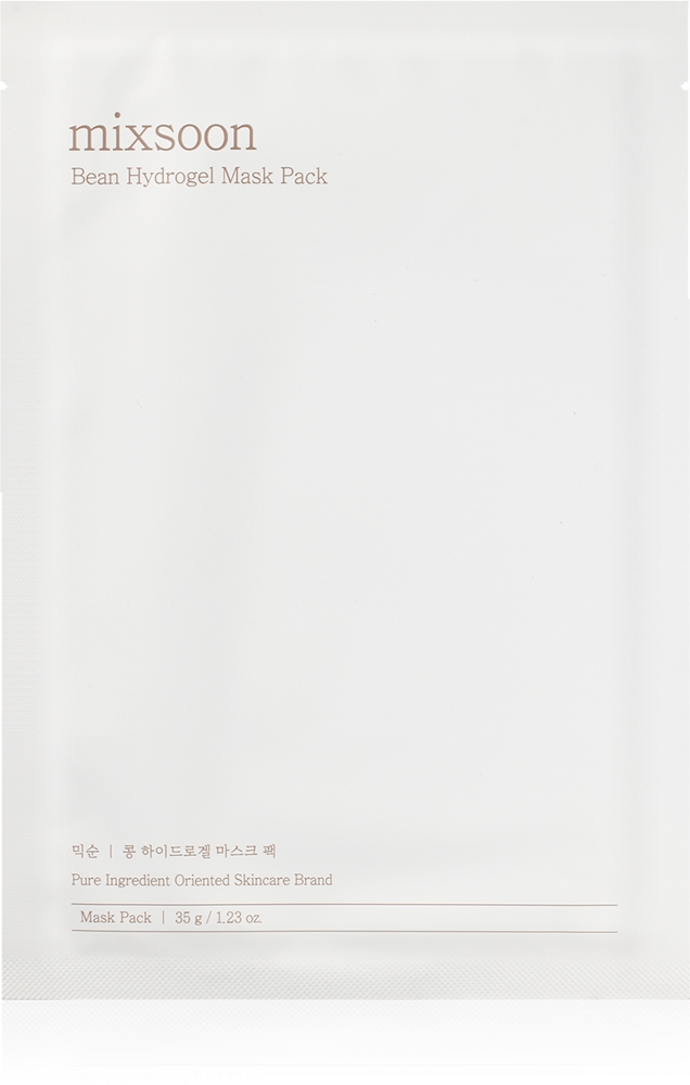 

Гидрогелевая маска с бобами, интенсивная гидрогелевая маска для сияния и увлажнения кожи Mixsoon, 35 гр