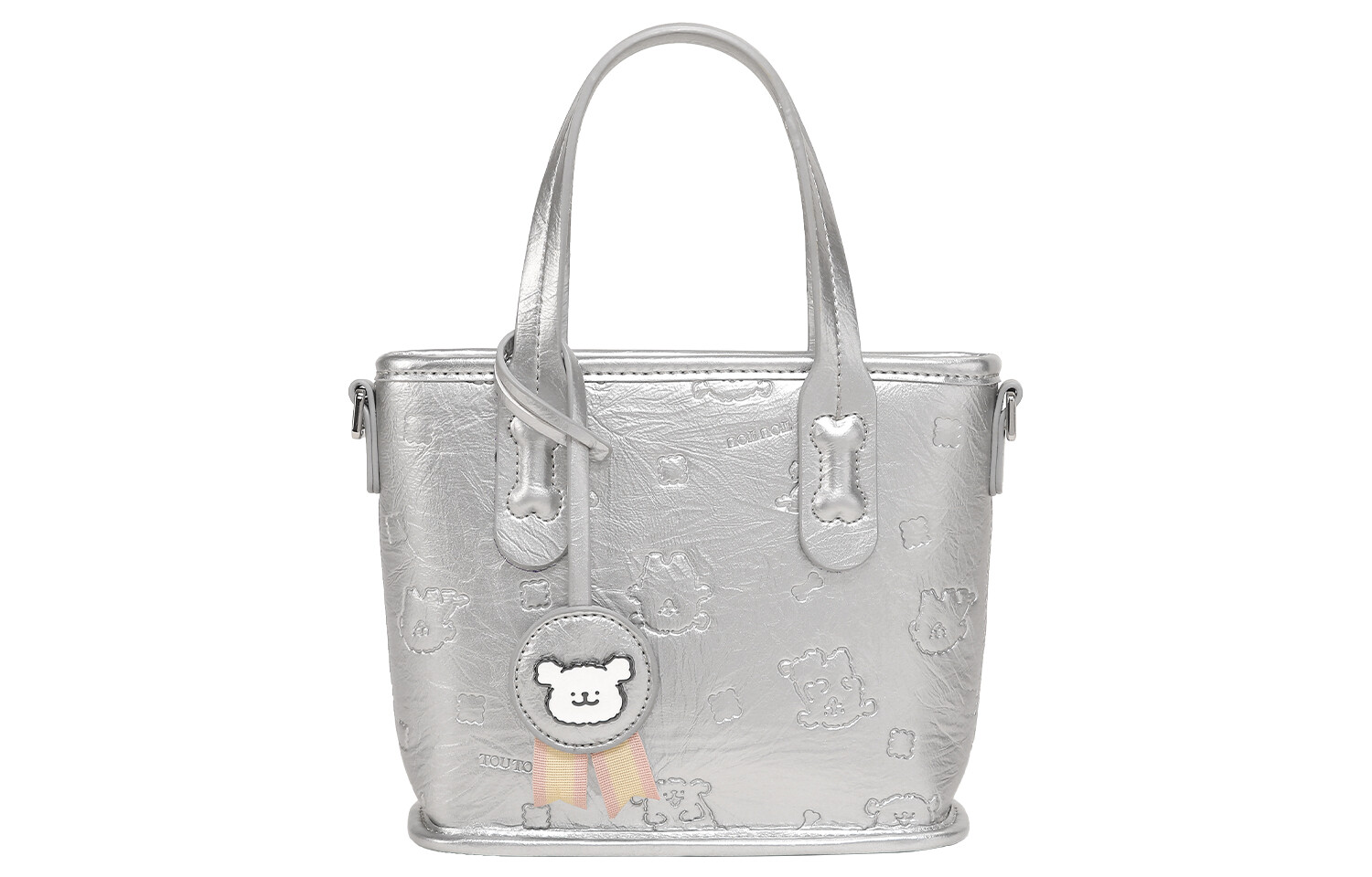 

TOUTOU Women Shoulder Bag, Щенок молочно-белый мини-версия