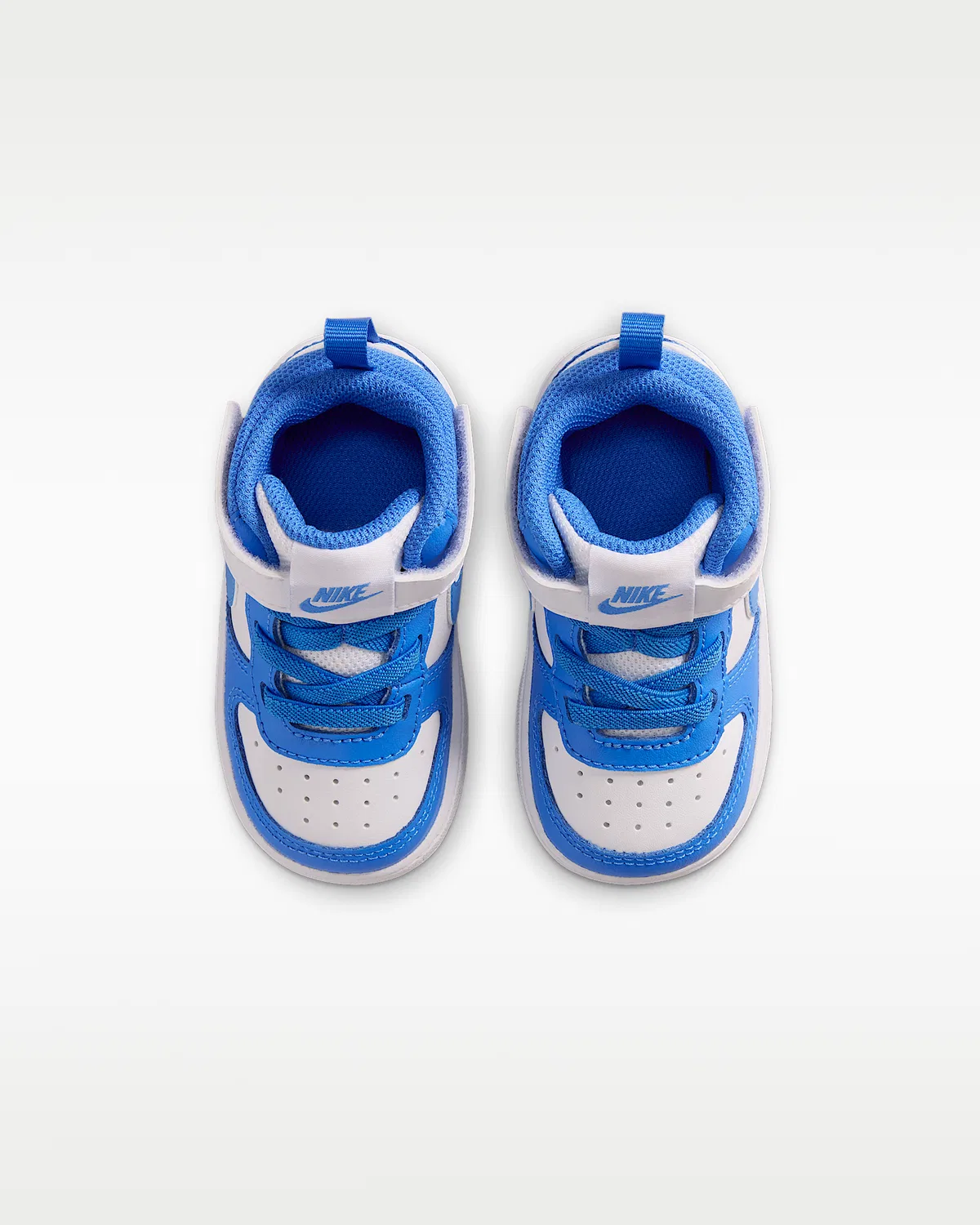 Кроссовки Nike Court Borough Mid 2 для малышей, White/Blue Crystal/White/Blue Crystal — фото 4