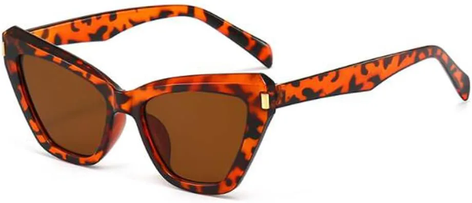 

Треугольные вертикальные рисовые ногти, солнцезащитные очки Ocean Piece с защитой от УФ-излучения для женщин и мужчин star shop, Bean Tea Frame Tea Slice