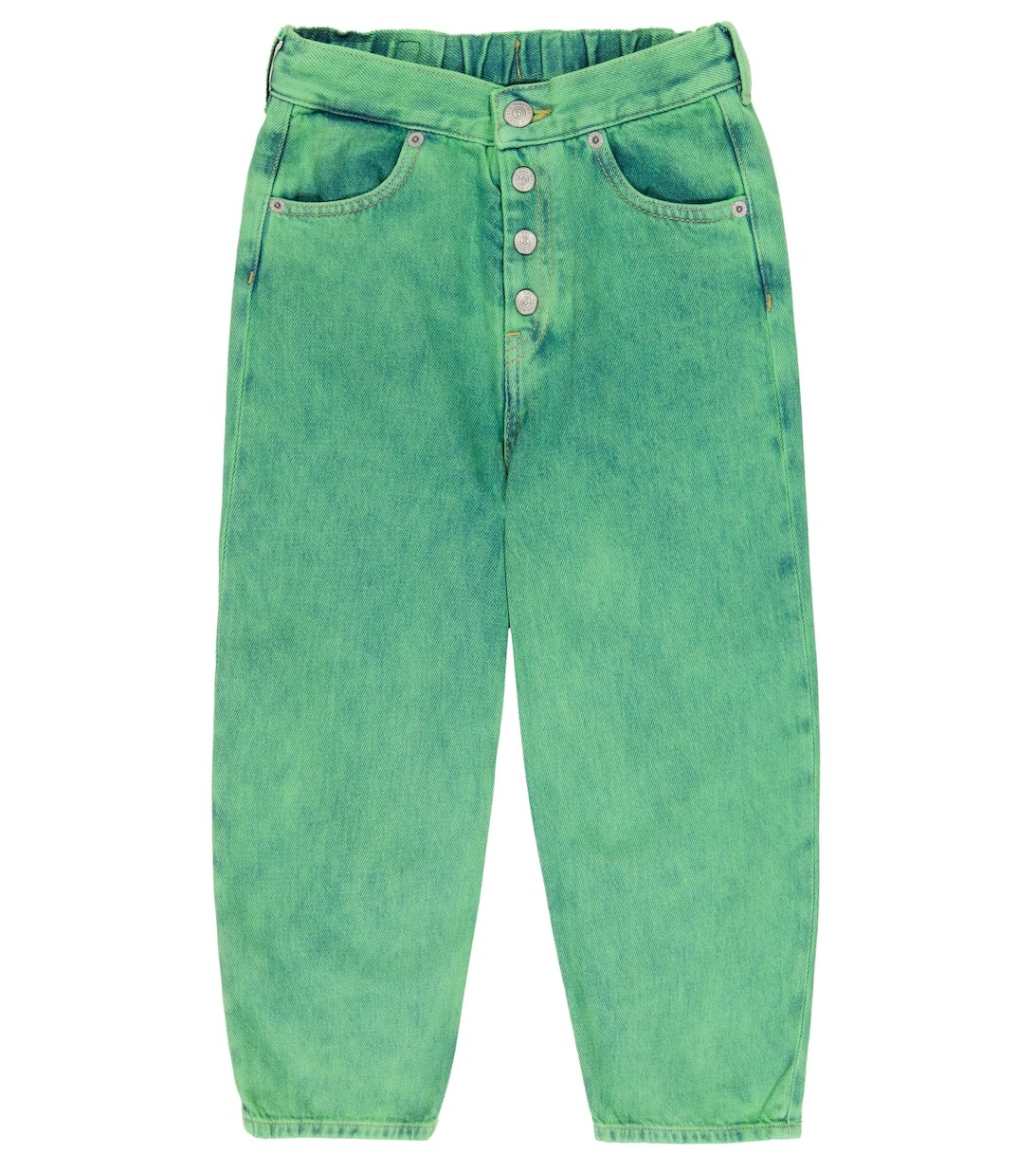 

Джинсы прямого кроя MM6 Maison Margiela, зеленый