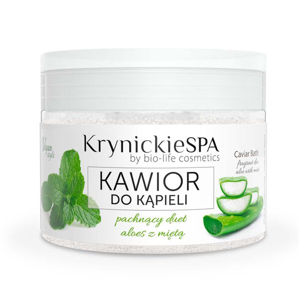

Ванна икра-алоэ с мятой, 250 г Krynickie Spa