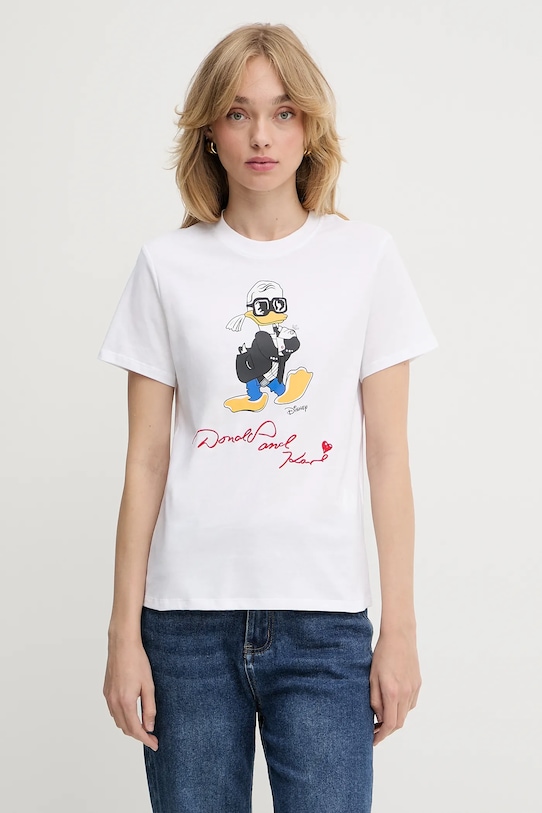 

Футболка хлопковая KL X DISNEY Karl Lagerfeld, белый