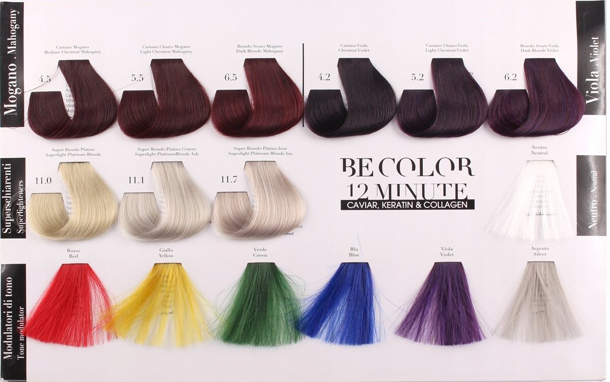 BE HAIR Be Color Краска для волос без аммиака RED - 100мл — фото 4
