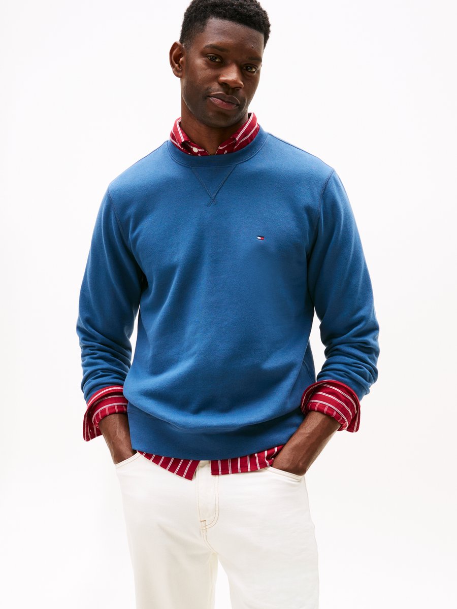 

Толстовка Tommy Hilfiger SEASONAL CREW NECK, Aegean Sea/Blue