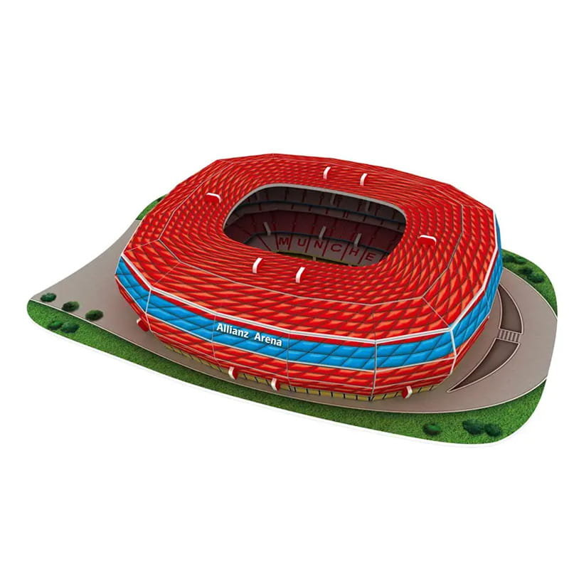 

Мини-футбольный стадион - ALLIANZ ARENA - Бавария Мюнхен - 3D пазл 26 деталей HABARRI