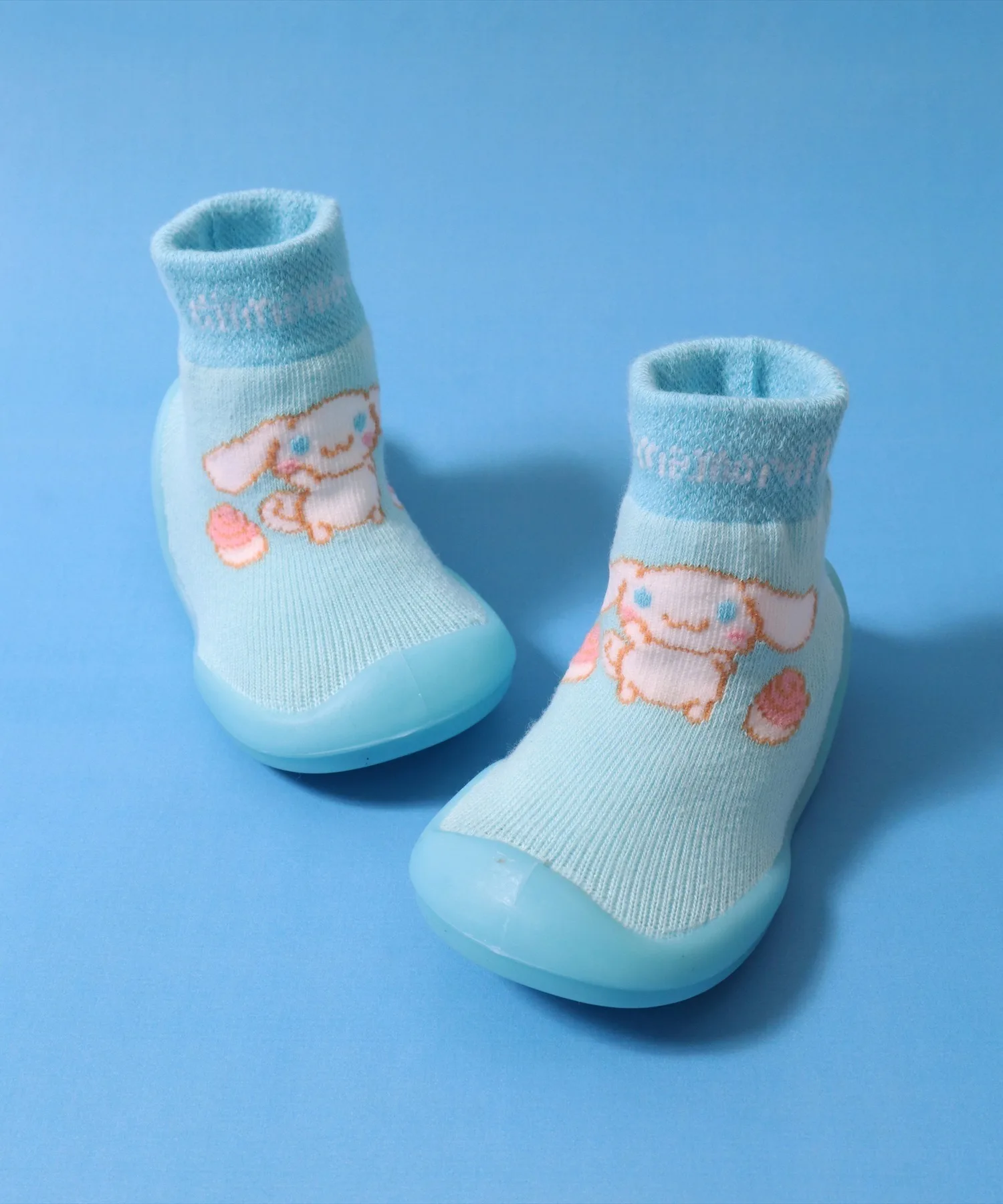 Детские ботиночки из хлопка с TPE подошвой sanrio & Disney саксонский синий