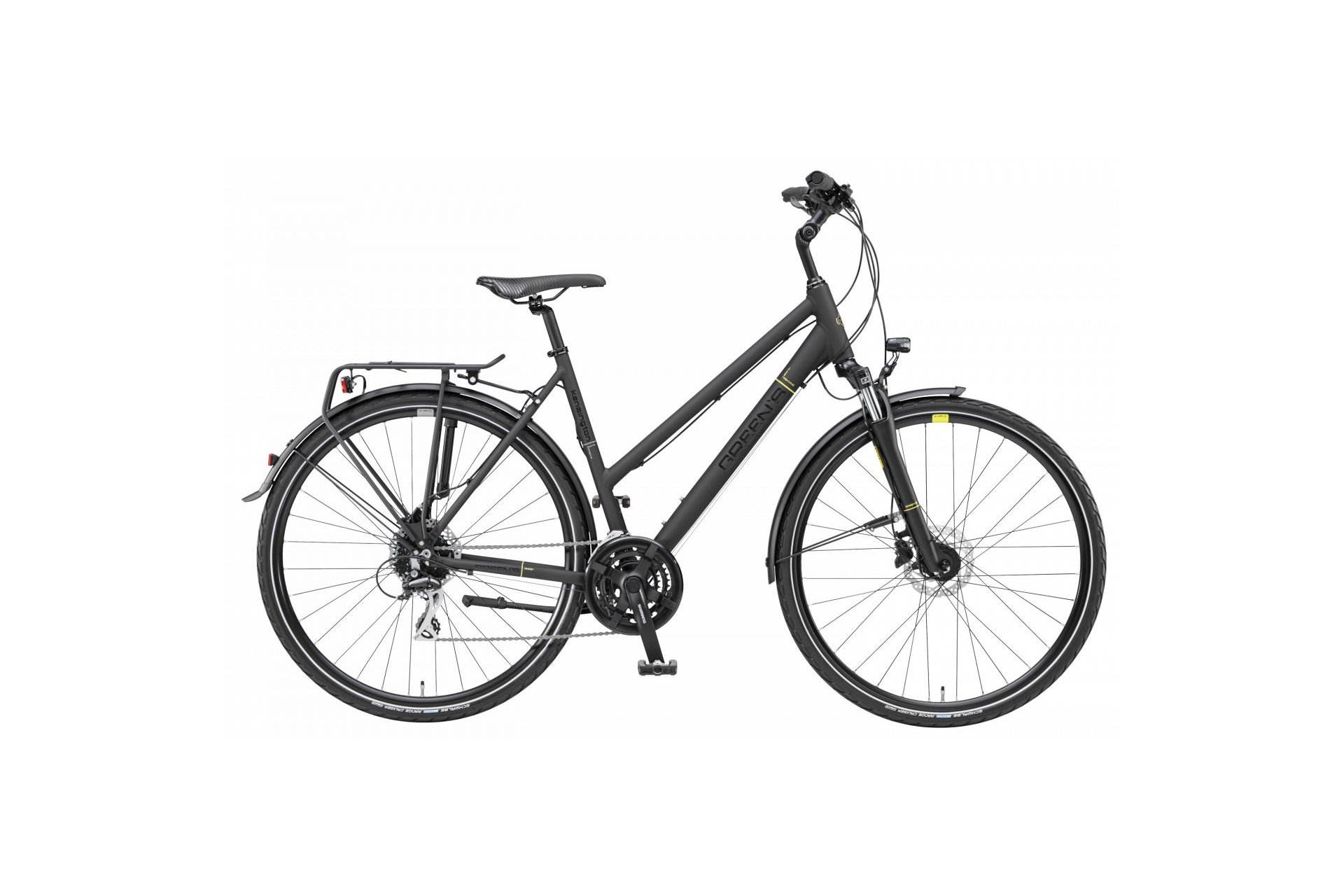

Треккинговый велосипед GREENS Kensington - 28 Zoll - Damen Sport - 2023, цвет Schwarz|black matt