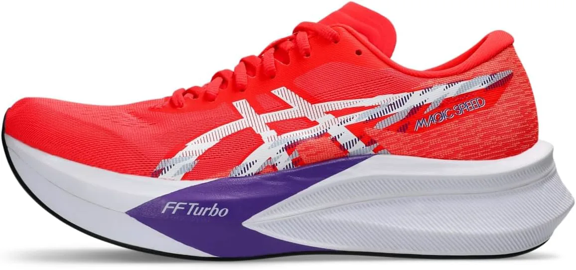 Беговые кроссовки Asics для мужчин Magic Speed 4, красно-белый