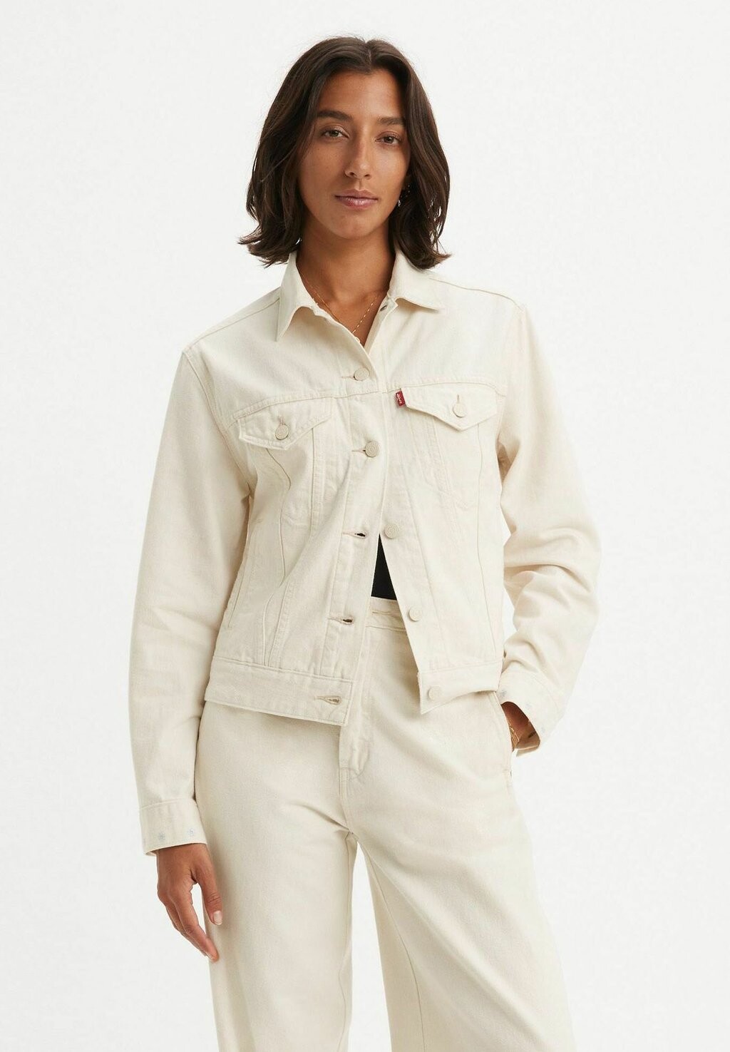

Джинсовая куртка WLTHRD DWN TO EARTH TRKR SOFT Levi's®, цвет White Denim