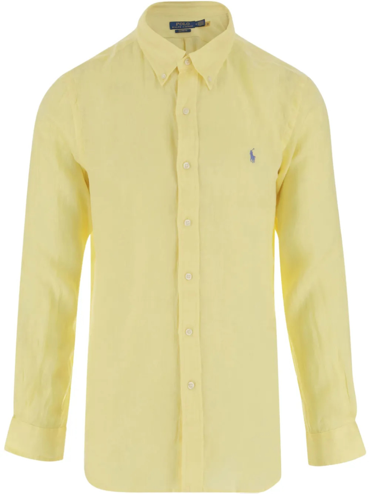 Льняная рубашка Polo Ralph Lauren, желтый