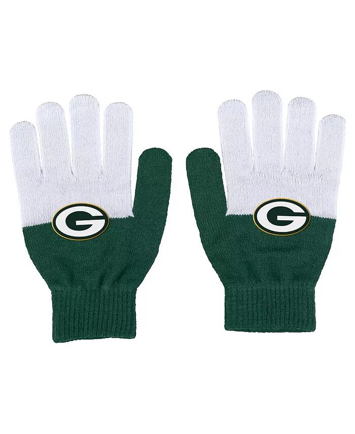 

Женские перчатки Green Bay Packers Color-Block WEAR by Erin Andrews
