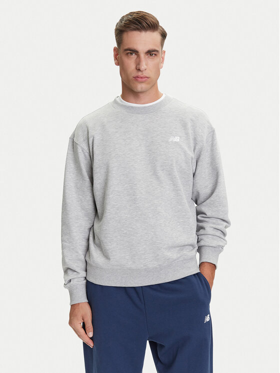 

Свитшот relaxed fit Small Logo MT41507 New Balance, серый