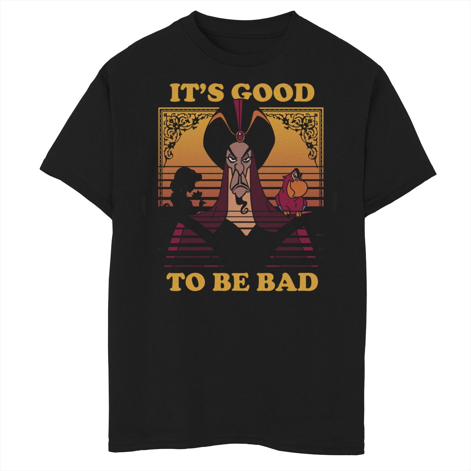 

Футболка Disney's Aladdin Jafar для мальчиков 8–20 лет Good To Be Bad с графическим рисунком цвета сумерек Disney