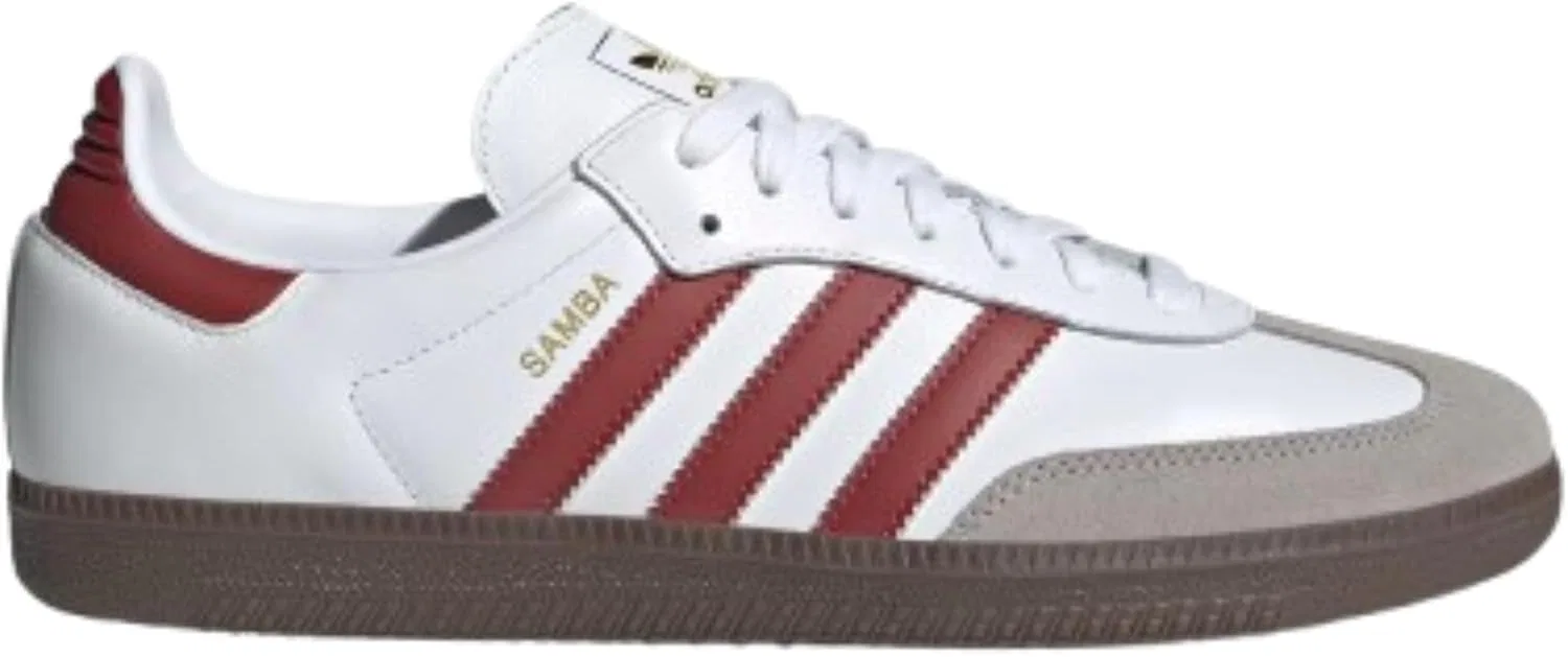 Женские кроссовки Adidas Samba OG, черные, бежевые, розовые, размер 6