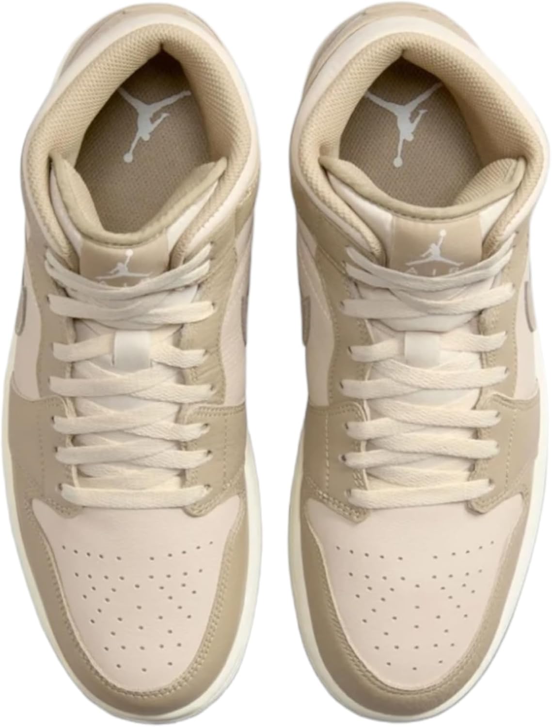 Мужские кроссовки Nike Air Jordan 1, коричневый/хаки/светло-коричневый — фото 4