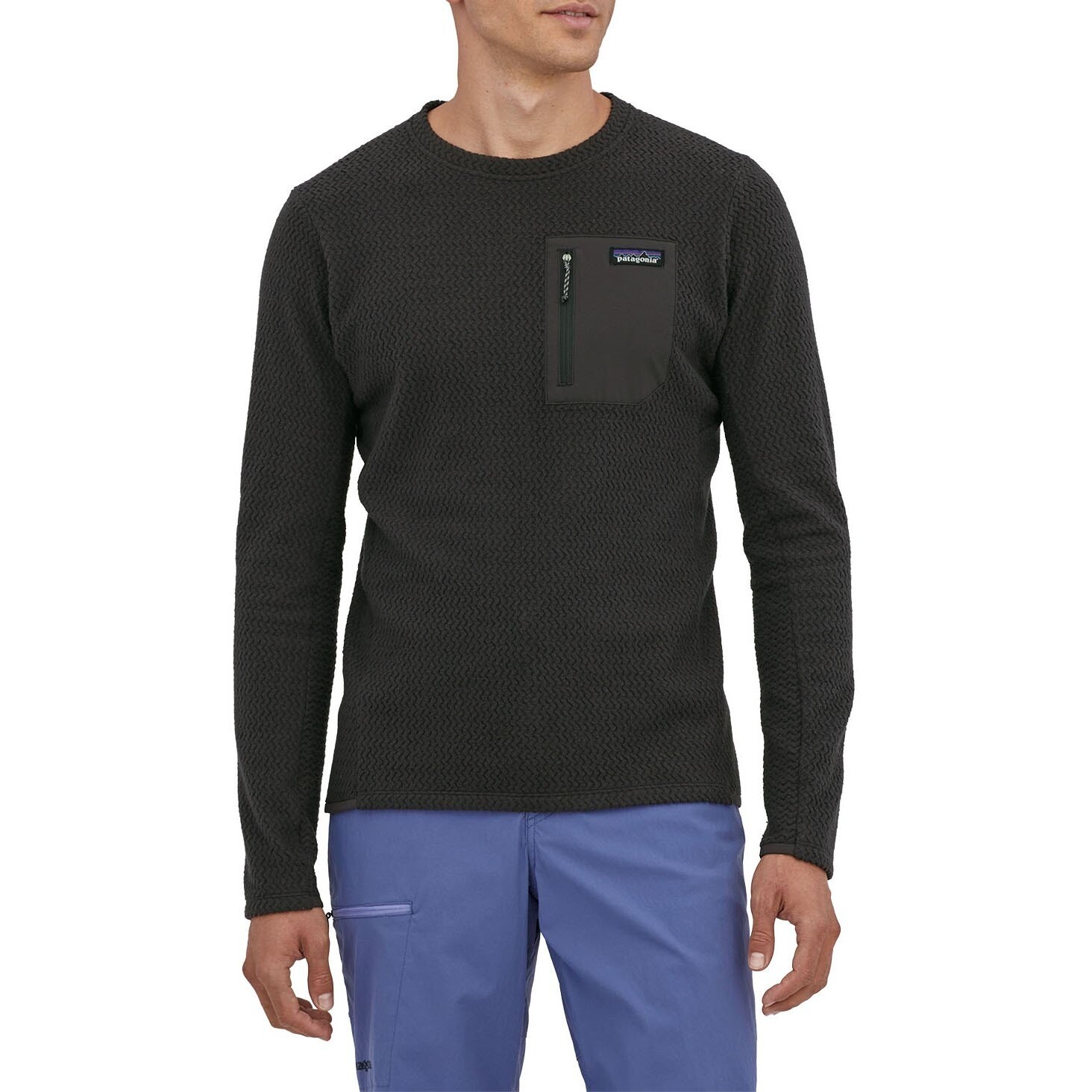 

Утпленный топ Patagonia R1 Air, черный