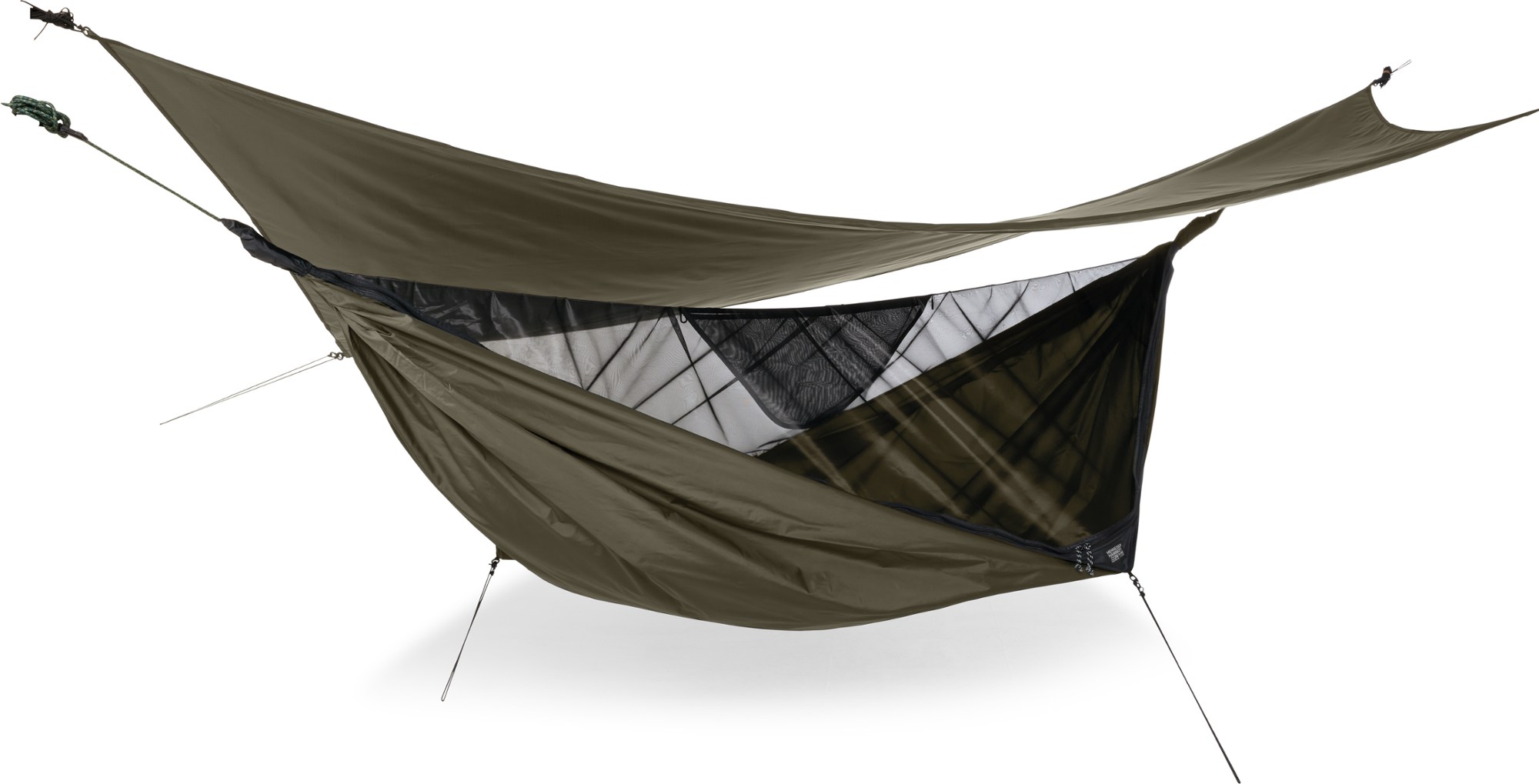 

Ultralite Backpacker Гамак Asym на молнии Hennessy Hammock, коричневый