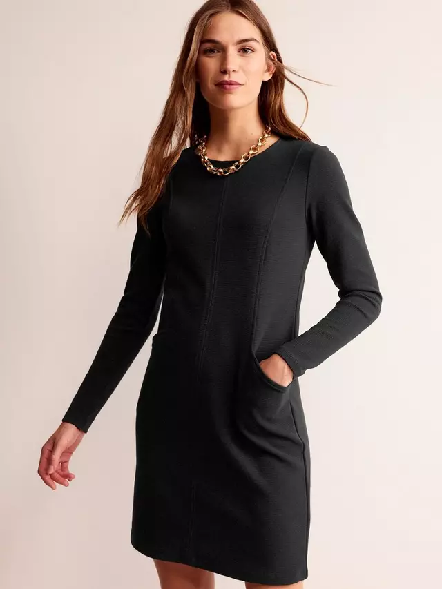 

Платье Boden Ellen Ottoman Shift, черный