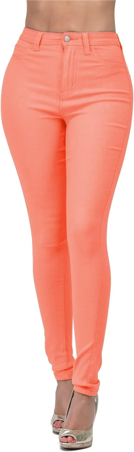 

Женские джинсы High Waisted-Rise Skinny с потертостями, цвета Olive, Mustard, Red LOVER BRAND FASHION