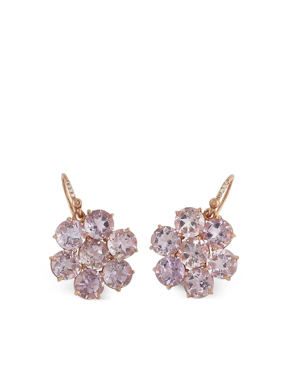 

Серьги Classic Floret из розового золота Irene Neuwirth, розовый