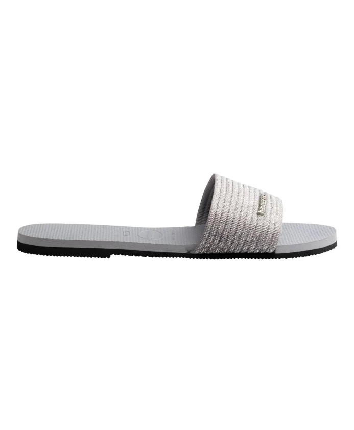 

Удобные шлепанцы на лето. Havaianas, серый