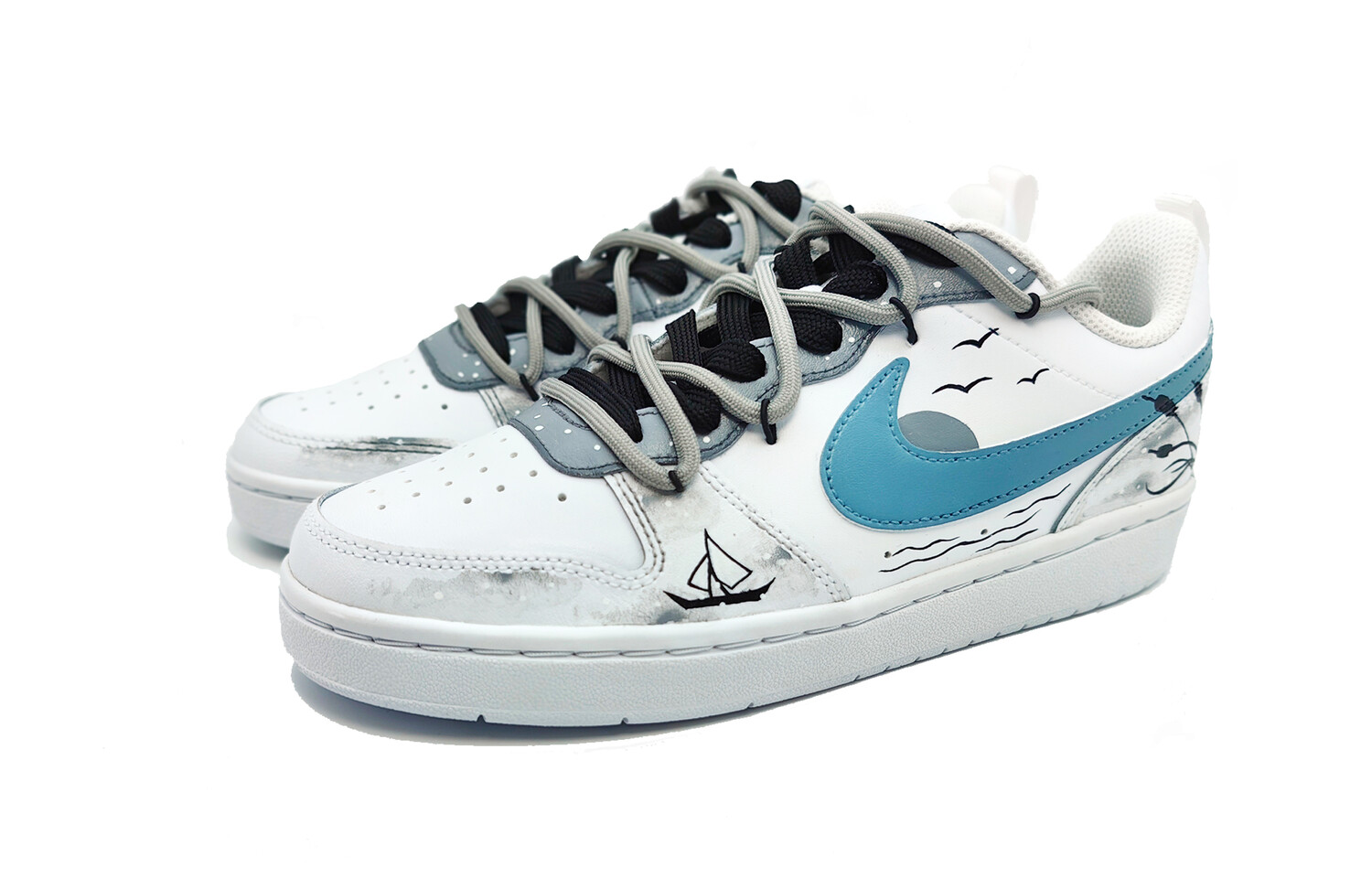 

Женские кроссовки для скейтбординга Nike Court Borough, White