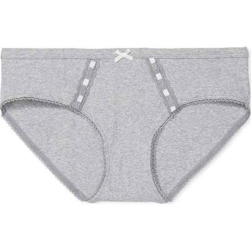

PINK Эластичные Хлопковые Трусы Хипхаггер Victoria's Secret, 1 упаковка (Серый)