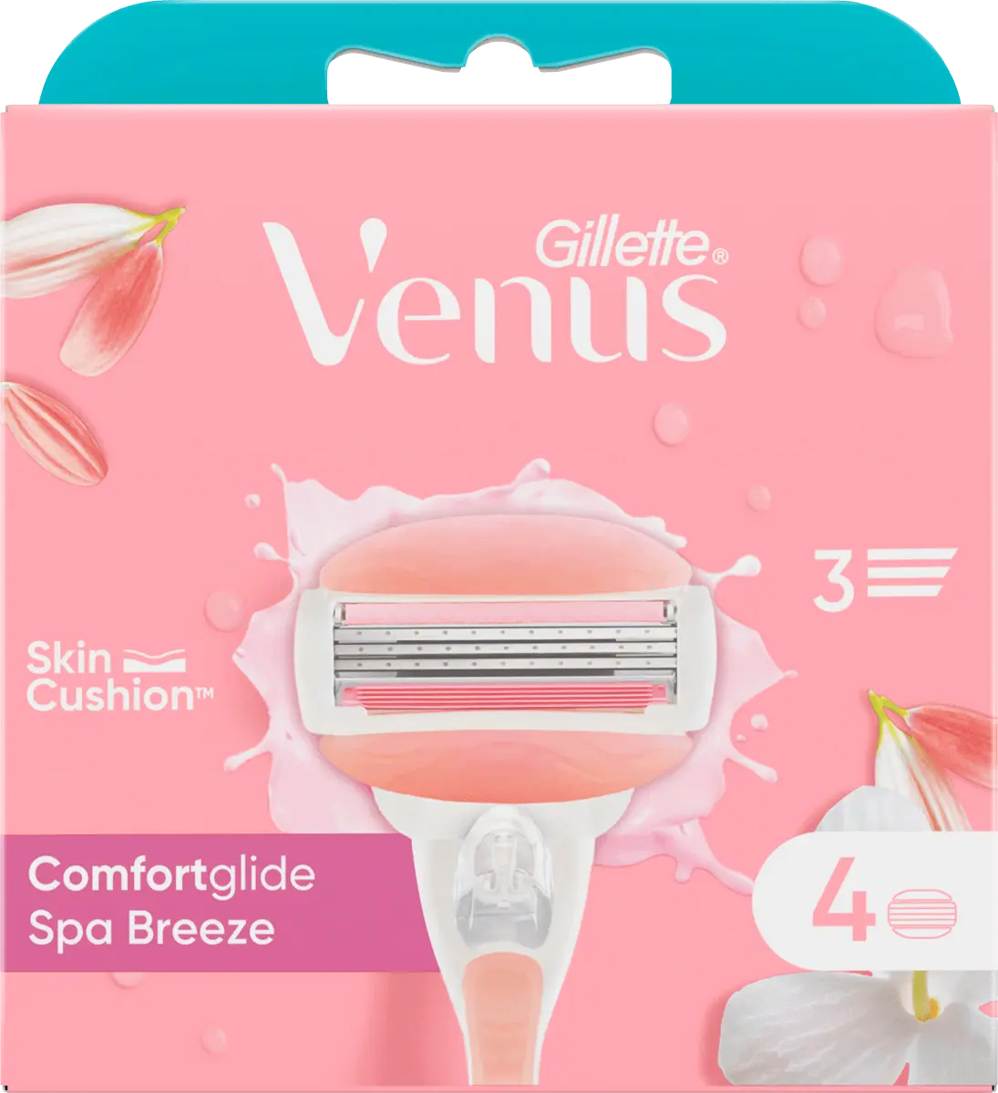 

Лезвия для бритвы Comfortglide Spa Breeze 4 шт. Gillette