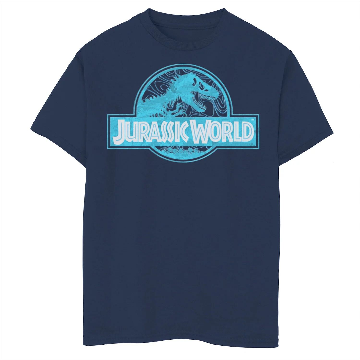 

Футболка с графическим логотипом Jurassic World Arctic Terrain Fossil для мальчиков 8–20 лет Licensed Character