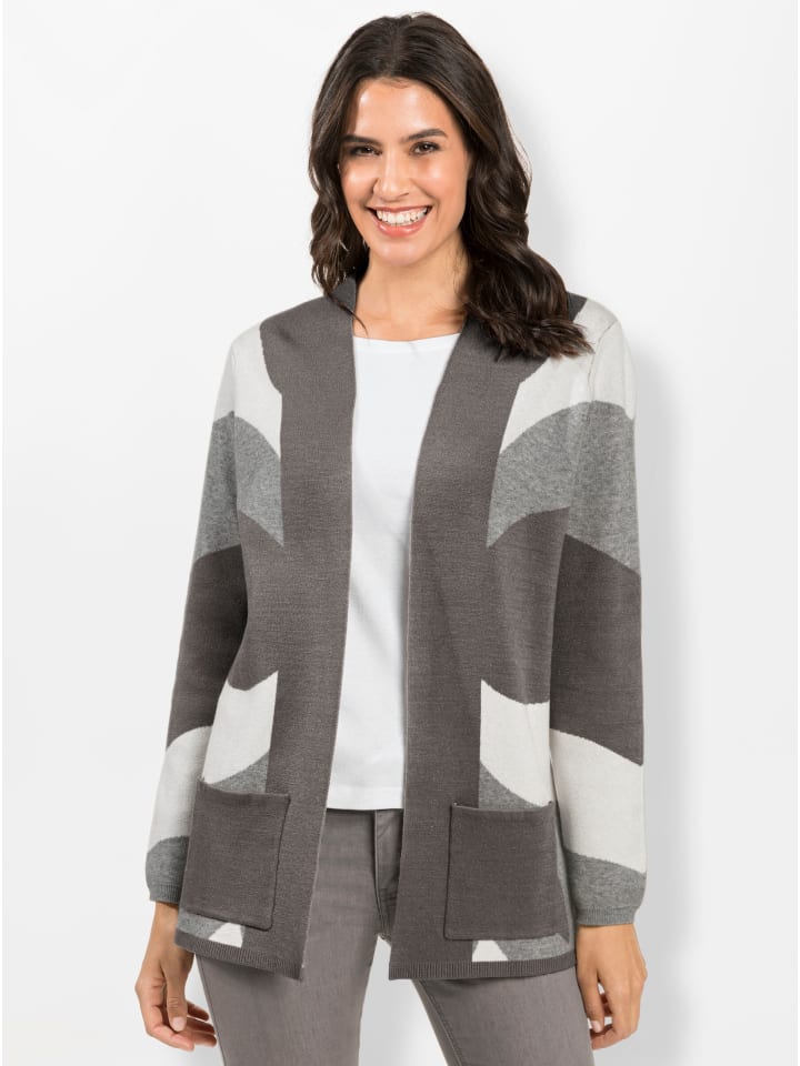 

Жаккардовый кардиган в антрацитово-сером цвете WITT WEIDEN
