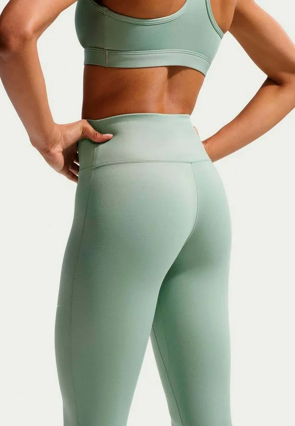 Облегающие леггинсы tight w nk df one hr tight useam Nike Performance, Steam White — фото 4